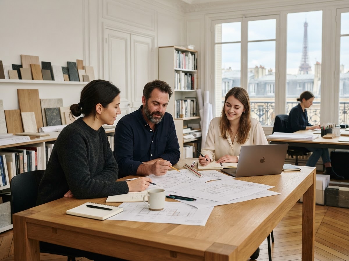 Nysqelo Arvume — équipe analysant des données financières sur écran